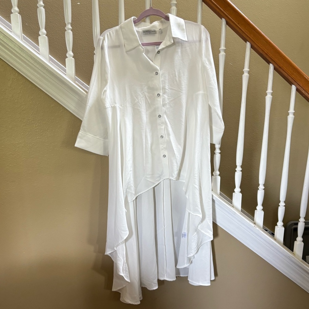 Patrizia Luca Hi-low blouse, NWT